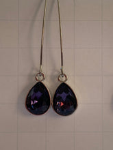 Load image into Gallery viewer, Birthstone Hook Drop Earrings
