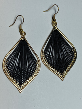 Load image into Gallery viewer, Woven Leaf earrings
